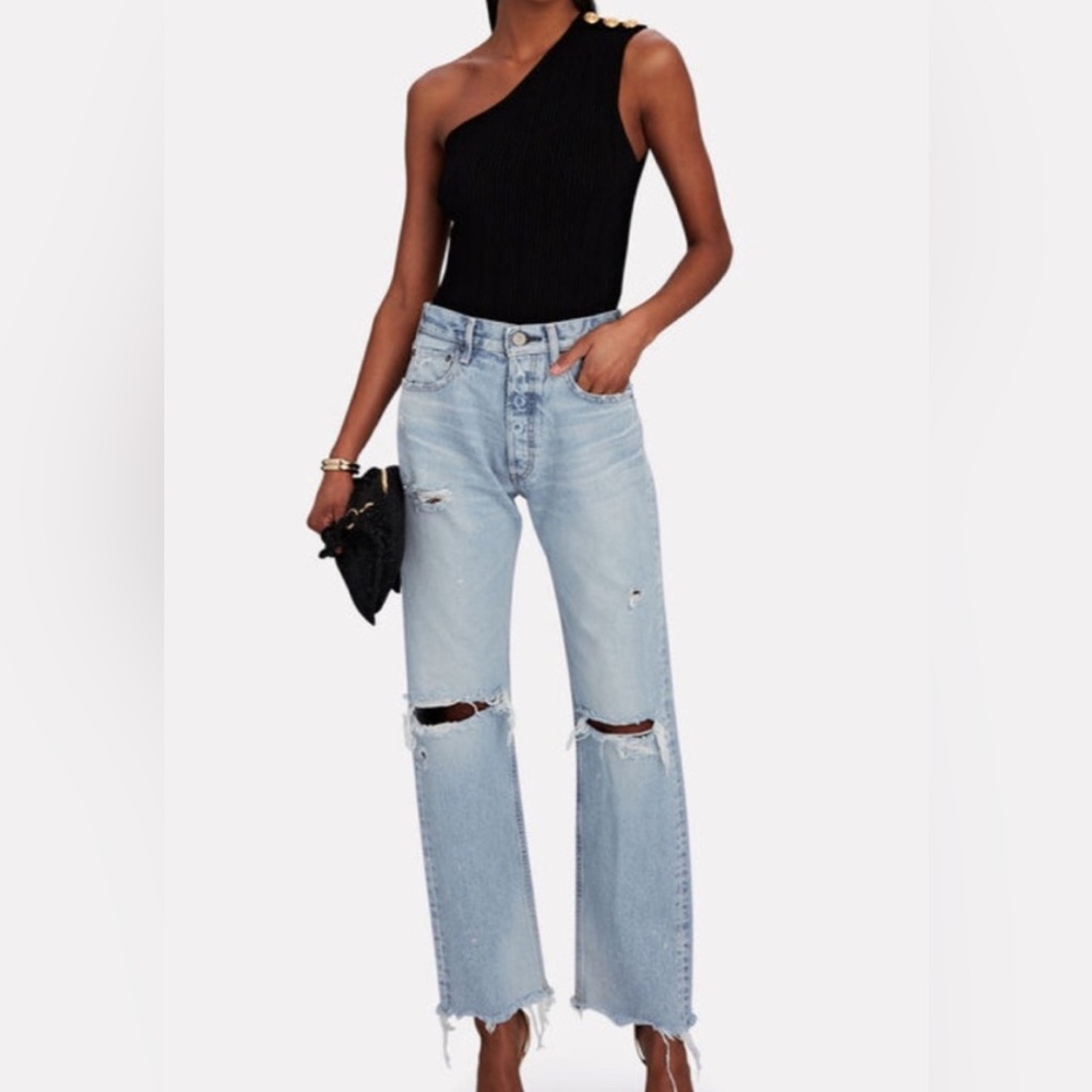 NWOT- MOUSSY VINTAGE Odessa Wide Straight Jeans- Sz 25